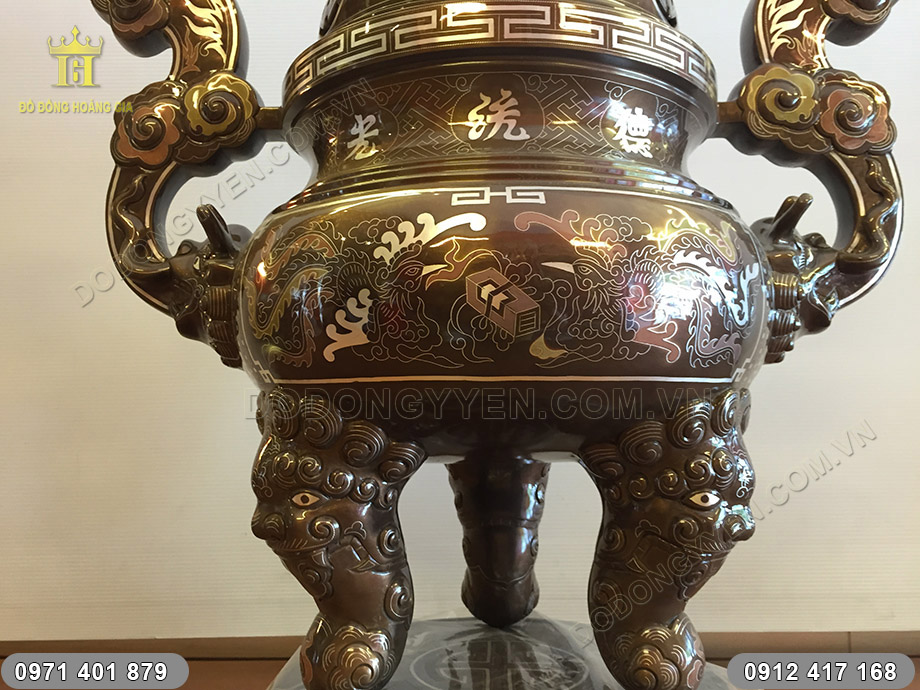 đỉnh đồng 70 ngũ sắc